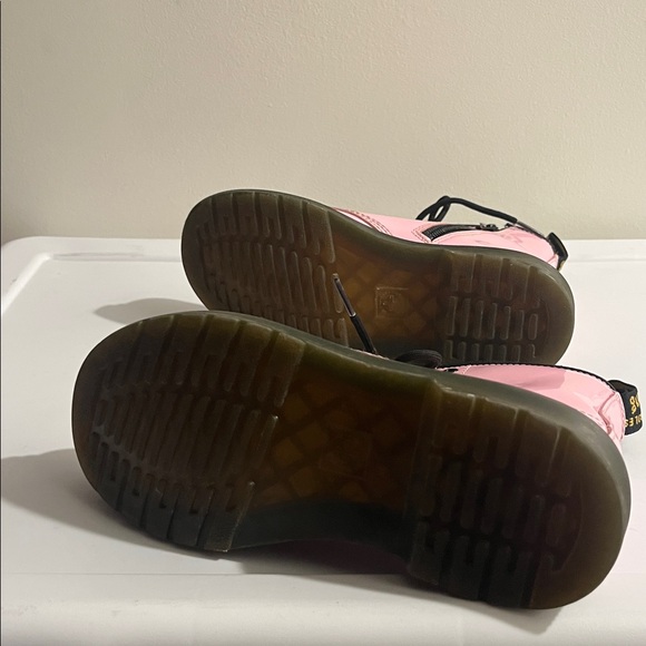Dr. Martens Pink Combat Boots - Picture 6 of 8